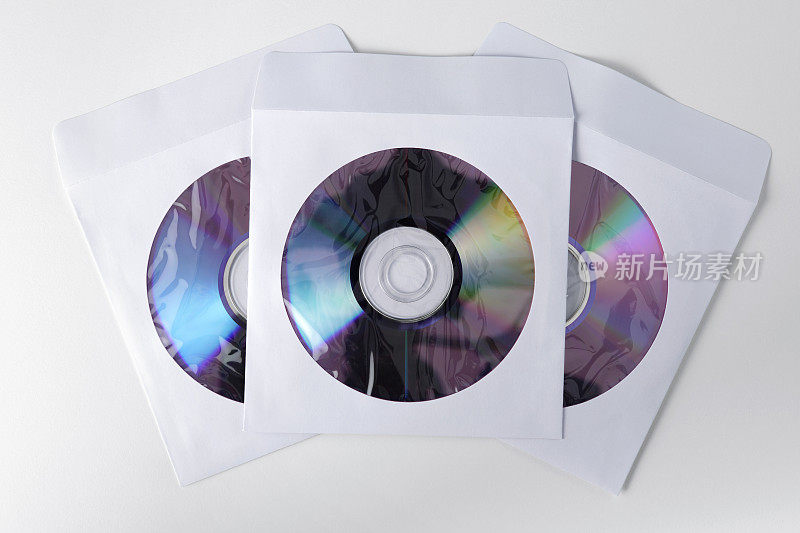 CD DVD蓝光光盘在信封里